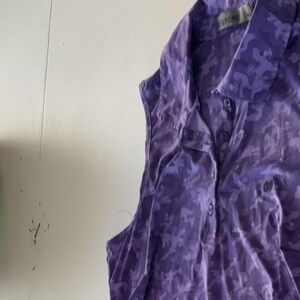 G/Fore purple golf shirt medium